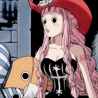 🌸 Perona One Piece Anime, One Piece, Pirata, Perona, Mono whatsapp sticker