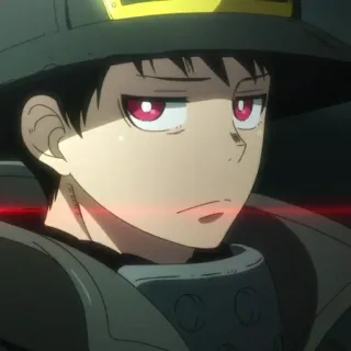 🔥 Shinra Kusakabe Fire Force Anime, Feuerwehrmann, Shinra Kusakabe, Fire Force whatsapp sticker