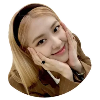 ☺️ Rose K-Pop, cantante, Rosé, Blackpink, celebridad whatsapp sticker