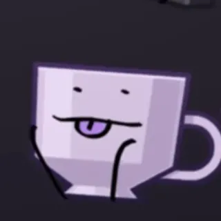 😛 cup, object, cartoon telegram sticker