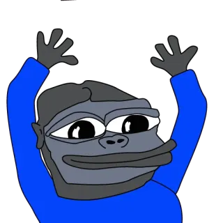 👋 Pepe the Frog Meme, Pepe, Sapo, Meme da Internet, Desenho animado telegram sticker