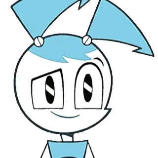 😉 Jenny Wakeman My Life as a Teenage Robot dessin animé, robot, Jenny Wakeman, robot ado, animé telegram sticker