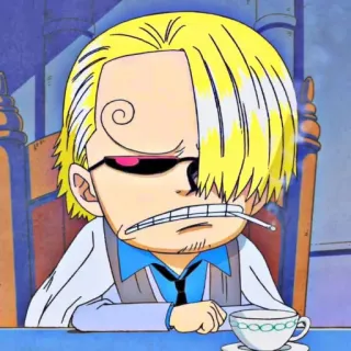 ✖️ Sanji One Piece Anime, Personaje, Fumando, One Piece, Sanji whatsapp sticker