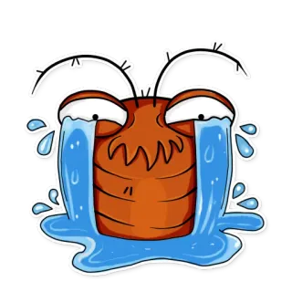😭 desenho animado, chorando, triste, emocional, adesivo, ilustração telegram sticker