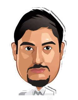 🙃 Мультфильм, Мужчина, Портрет, Фотография головы, Лицо telegram sticker