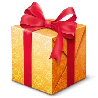 🎁 cadeau, présent, fête, boîte, ruban whatsapp sticker