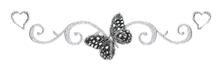 📎 vlinder, zilver, harten, wervelingen, decoratie telegram sticker