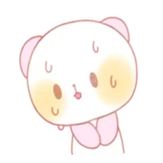 😥 beruang, lucu, kawaii, stiker, kartun, binatang whatsapp sticker