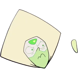 😒 Peridot Steven Universe 만화, TV 프로그램, 외계인, 크리스탈 젬, 캐릭터 telegram sticker