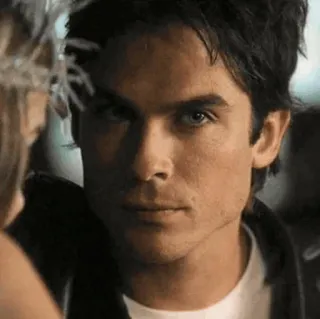 🦇 Damon Salvatore The Vampire Diaries Serial TV, Wampir, Dramat, Ian Somerhalder, Nadprzyrodzone, Romans telegram sticker