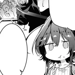 🎤 AAH anime, manga, girl, cute, cartoon whatsapp sticker