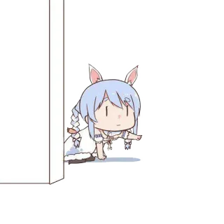 😶 Pekora Hololive Anime, VTuber, Fofo, Coelho, Hololive, Pekora telegram sticker