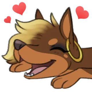 ❤️ Doberman telegram sticker