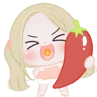 🍬 Dibujos animados, Kawaii, Chile, Lindo, Chica, Anime telegram sticker