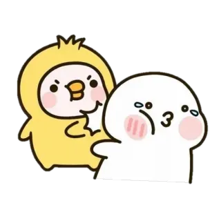 👊 cartoon, sticker, cute, illustration, character telegram sticker