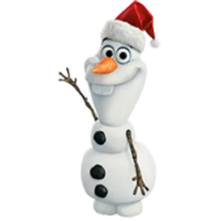 ⛄ Olaf Frozen Olaf, Frozen, snowman, Christmas, holiday, Disney, cartoon telegram sticker
