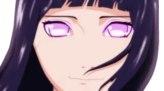 🤓 Hinata Hyuga Naruto 애니메이션, 캐릭터, 소녀, 히나타, 휴우가, 나루토 telegram sticker