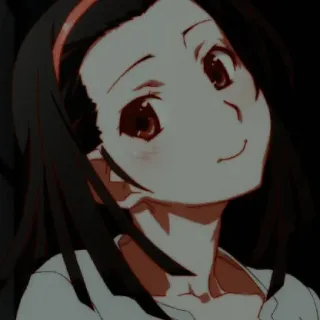 🧿 Hitagi Senjougahara Bakemonogatari Anime, Mädchen, Monogatari, Senjougahara, Hitagi, Waifu, Japanisch telegram sticker