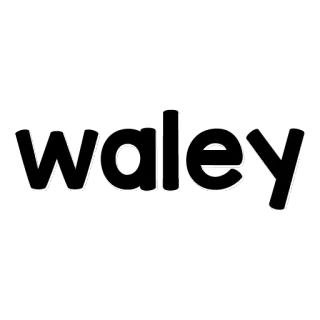💭 waley tekst, woord, zwart, wit, waley whatsapp sticker