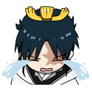😭 llorando, triste, anime, manga, emocional, dibujos animados, personaje whatsapp sticker