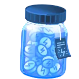 ❤️ barattolo, monete, fulmine, risparmi, investimento, denaro telegram sticker