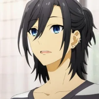 🖤 Izumi Miyamura Horimiya 动漫, 漫画, 角色, 宫村伊澄, 堀与宫村 telegram sticker