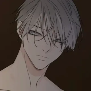 🕸 Anime, Manga, Personnage, Homme, Portrait, Art whatsapp sticker