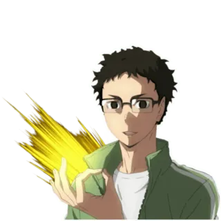 👌 Daichi Sawamura Haikyuu!! Аниме, Спорт, Волейбол, Haikyuu, Даичи Савамура telegram sticker