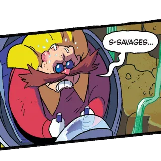 😲 Dr. Eggman Sonic the Hedgehog S-SAVAGES... Dr. Eggman, Sonic the Hedgehog, video game, cartoon, comic telegram sticker