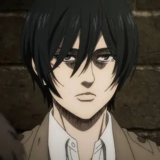 ⚔️ Mikasa Ackerman Attack on Titan anime, attack on titan, mikasa, mikasa ackerman, character, aot telegram sticker