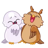 Eagle & Snowy telegram stickers