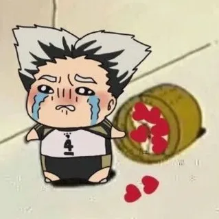 🥰 Bokuto Koutaro Haikyuu!! Anime, Mangá, Haikyuu, Bokuto, Triste, Kawaii, Chibi telegram sticker