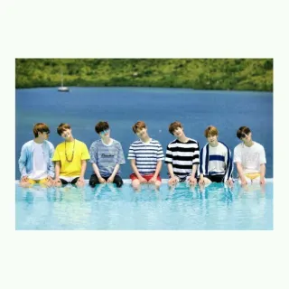 💙 gruppo, uomini, piscina, estate, vacanza, mare telegram sticker