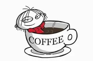 Coffee @stickersb2b telegram stickers