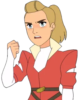 ✊️ Adora She-Ra and the Princesses of Power cartoon, character, woman, she-ra telegram sticker