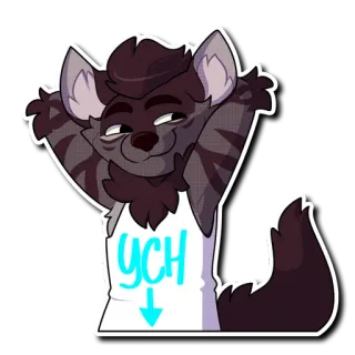 ⬇️ YCH telegram sticker