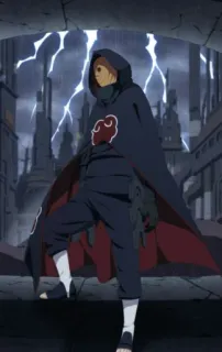 ⛰️ Tobi Naruto anime, manga, ninja, Tobi, Naruto, Akatsuki telegram sticker