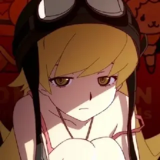 🧿 Shinobu Oshino Monogatari Anime, Mädchen, Charakter, Shinobu Oshino, Monogatari, Kawaii telegram sticker
