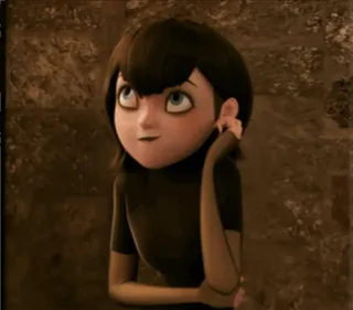 🌸 Mavis Dracula Hotel Transylvania dessin animé, animation, vampire, hotel transylvanie, mavis, dracula, personnage telegram sticker