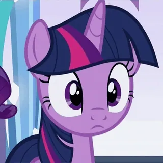 ❤️ Twilight Sparkle My Little Pony Pony, Cartoon, Freundschaft, Magie, Lila telegram sticker