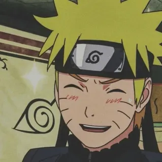 💛 Naruto Uzumaki Naruto Аниме, Наруто, Узумаки, Ниндзя, Манга, улыбается telegram sticker