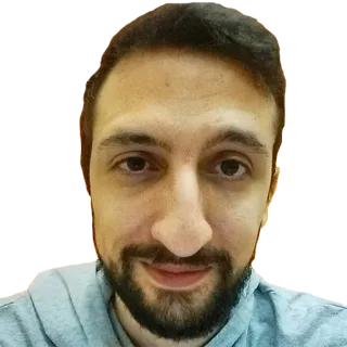 😆 portrait, man, beard, selfie, person, headshot telegram sticker