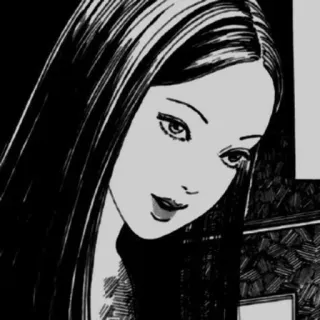 😮 sztuka, manga, dziewczyna, portret, kobieta telegram sticker
