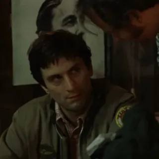 ➰ Robert De Niro Taxi Driver Taxi, Chauffeur, Film, De Niro, Portret whatsapp sticker