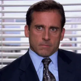 🗞 Michael Scott The Office lustig, komödie, fernsehen, büro, figur, chef telegram sticker