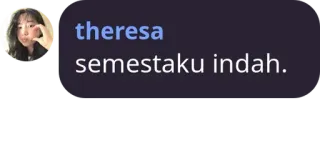 ❤️ semestaku indah. telegram sticker