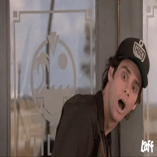🙄 Ace Ventura Ace Ventura: Pet Detective Jim Carrey, śmieszne, film, psi detektyw, komedia telegram sticker