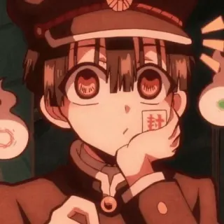 😕 Hanako-kun Toilet-bound Hanako-kun anime, hanako-kun, toilet-bound hanako-kun, manga, ghost, school uniform, supernatural telegram sticker