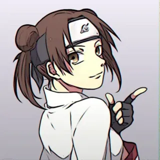 🎋 Tenten Naruto 애니메이션, 만화, 닌자, 나뭇잎 마을, 텐텐 telegram sticker