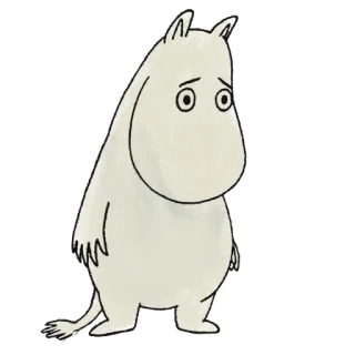 ✉️ Moomin Moomin, cartoon, character, cute telegram sticker